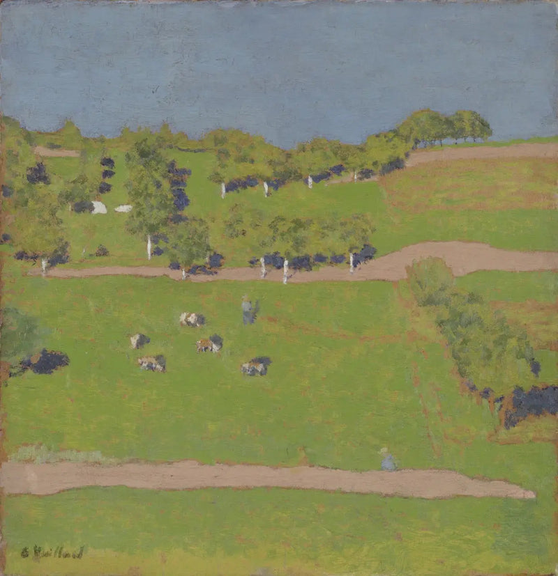 Minne från Romanel nära Lausanne - Édouard Vuillard