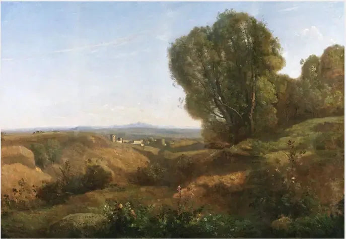 Souvenir från Roquemaure i Gard - Jean-Baptiste Camille Corot