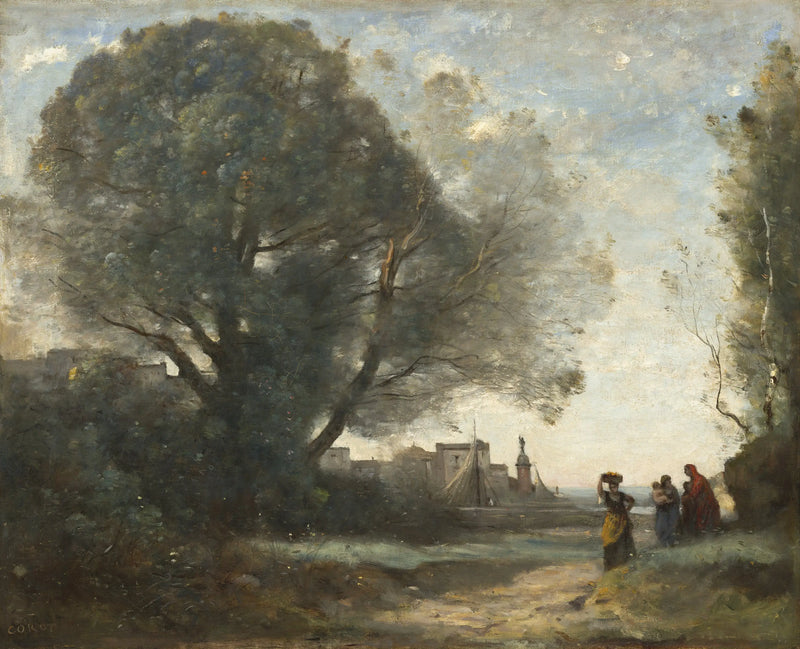 Minne av Terracine - Jean-Baptiste Camille Corot