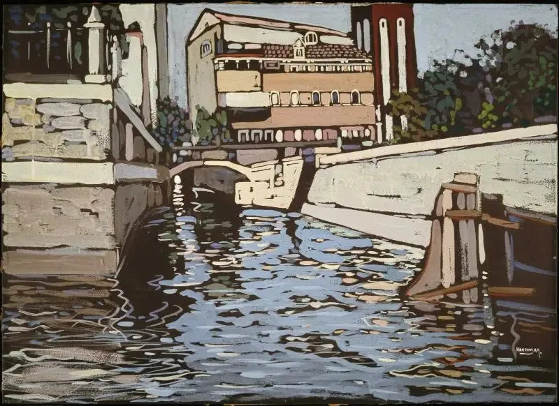 Minne från Venedig 3 (kanal) - Vassily Kandinsky