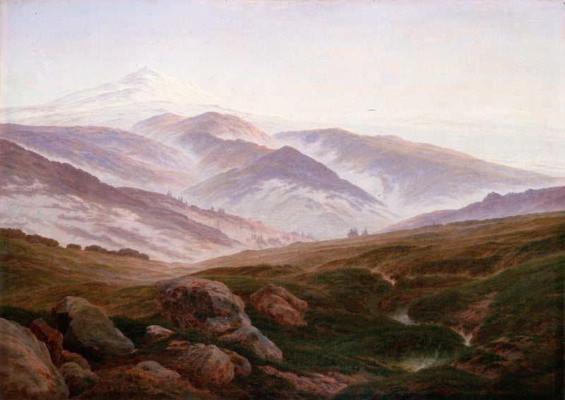 Minnen i Jättarnas berg - Caspar David Friedrich
