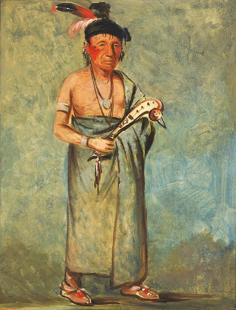 Span-e-o-née-kaw, den Spanska - George Catlin