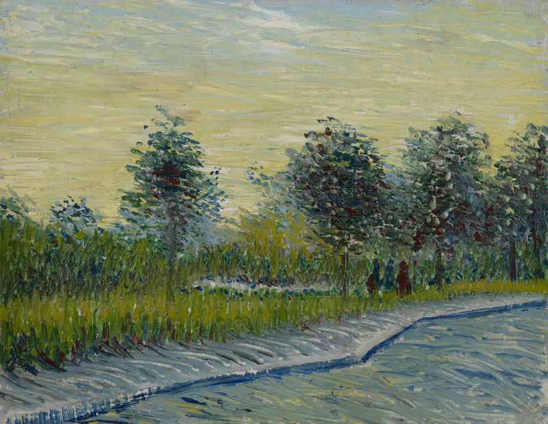 Square Saint-Pierre vid solnedgången - Vincent van Gogh