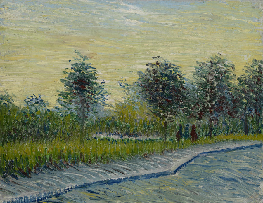 Square Saint-Pierre vid solnedgången - Vincent van Gogh