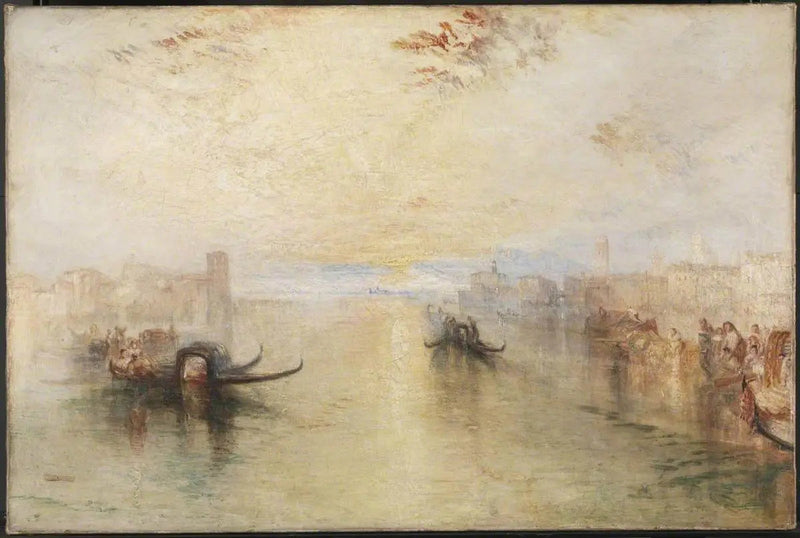 St Benedetto, Tittar mot Fusina - J. M. W. Turner