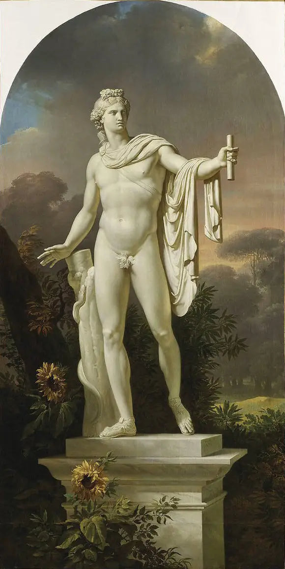 Apollons staty - Charles Meynier