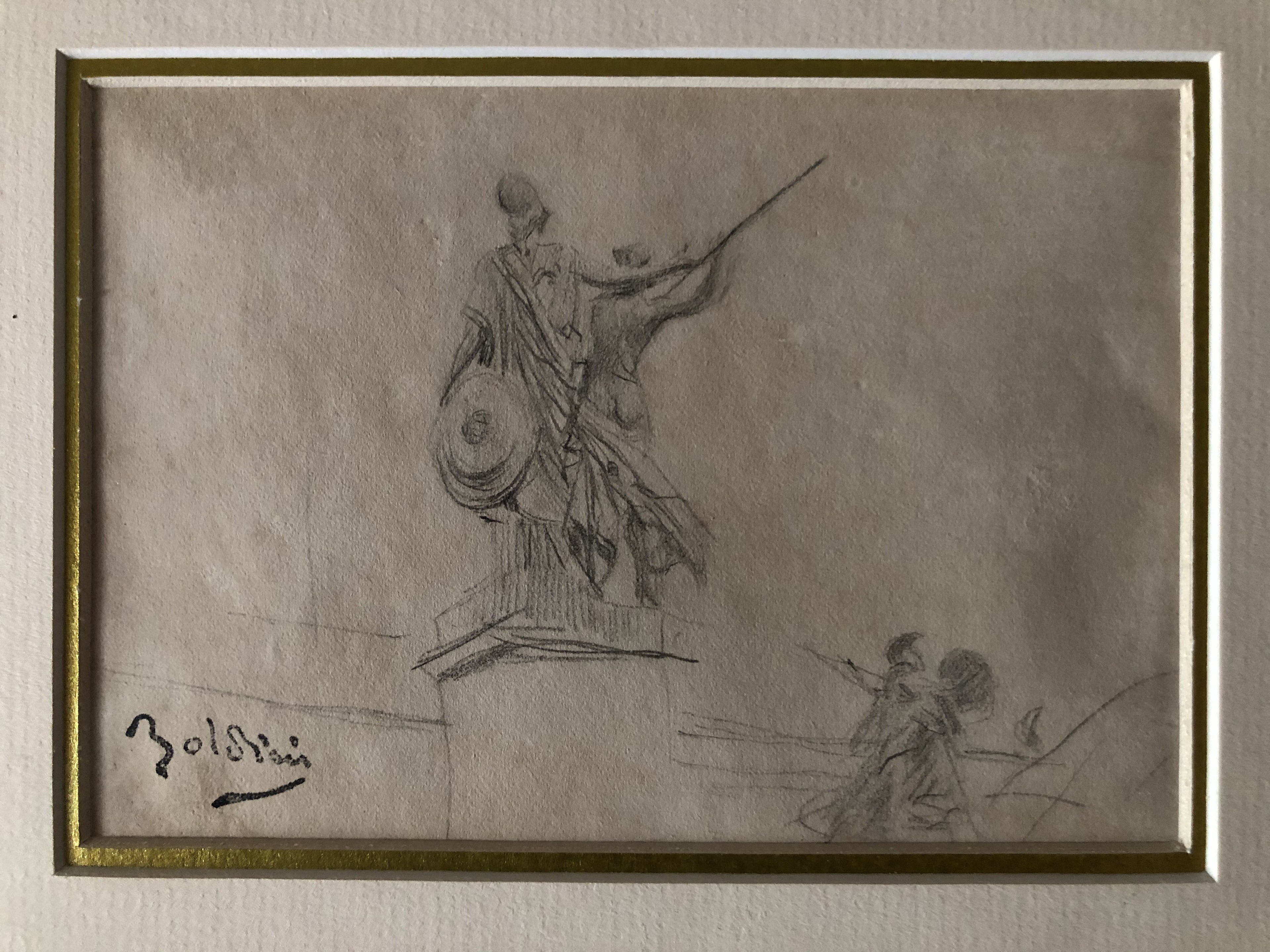 Statue - Giovanni Boldini image 1 tableau peint à l’huile sur toile