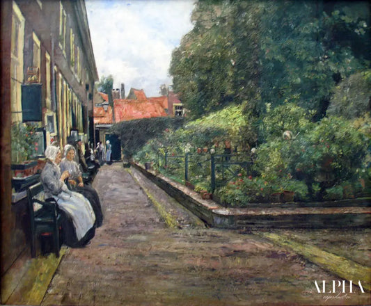 Stevenstift în Leiden - Max Liebermann - Reproductions de tableaux et peintures haut de gamme