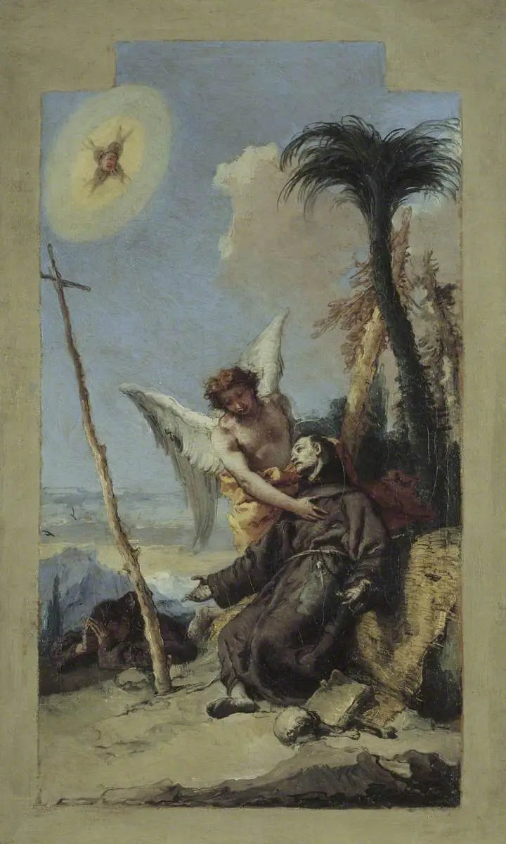 Stigmatisering av helige Franciskus - Giovanni Battista Tiepolo