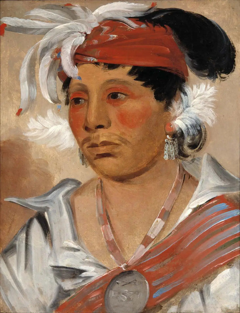 String, en berömd krigare - George Catlin