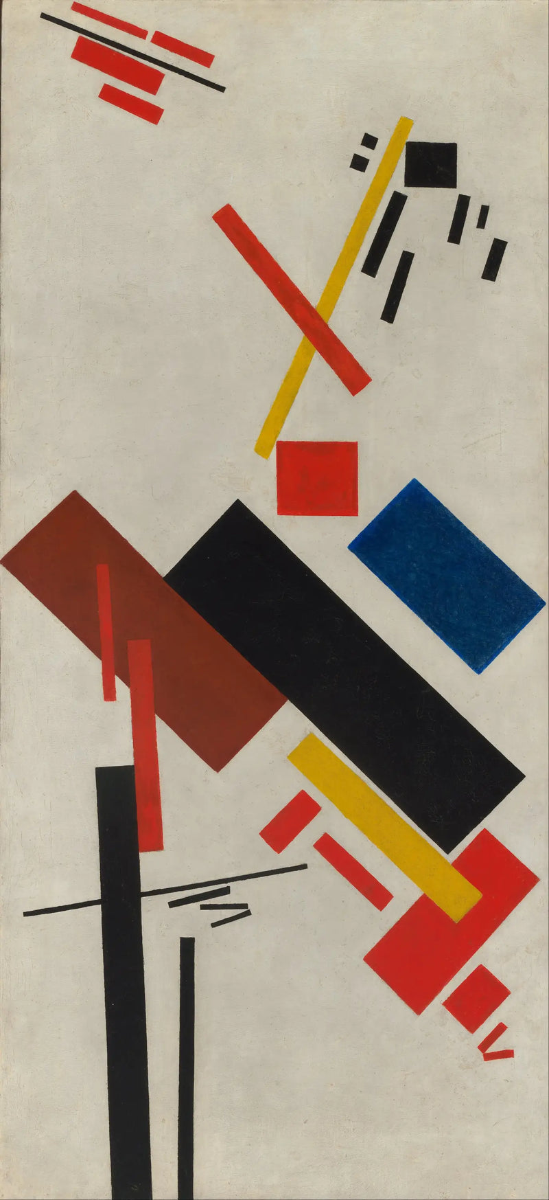 Brinnande hus - Kazimir Malevich