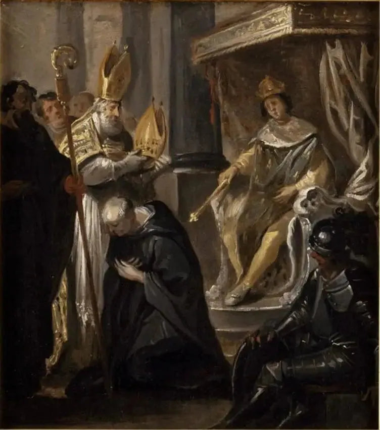 Suger är kallad abbot av Saint-Denis - Juste d'Egmont