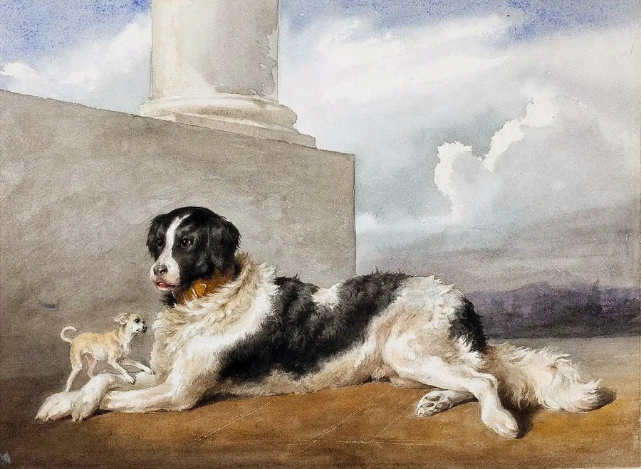 Sultan och Rosette - Czartoryski-hundarna - Rosa Bonheur