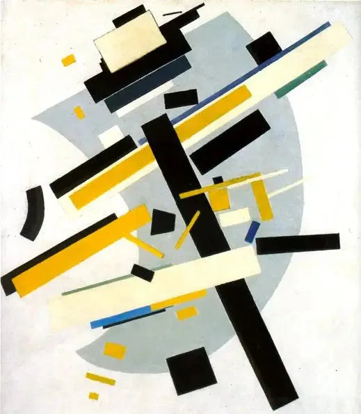 Supremus #58: Gul och Svart - Kazimir Malevich