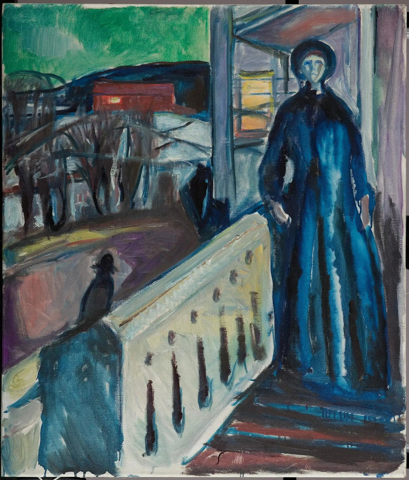 På verandatrappen - Edvard Munch