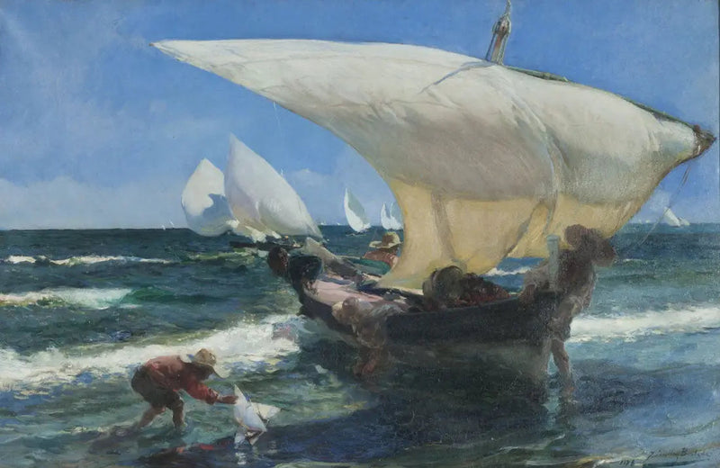 Vid kusten av Valencia - Joaquín Sorolla