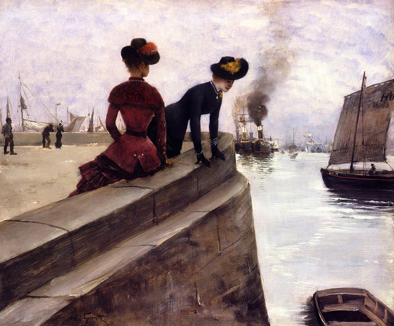 På kajen, Le Havre - Norbert Gœneutte