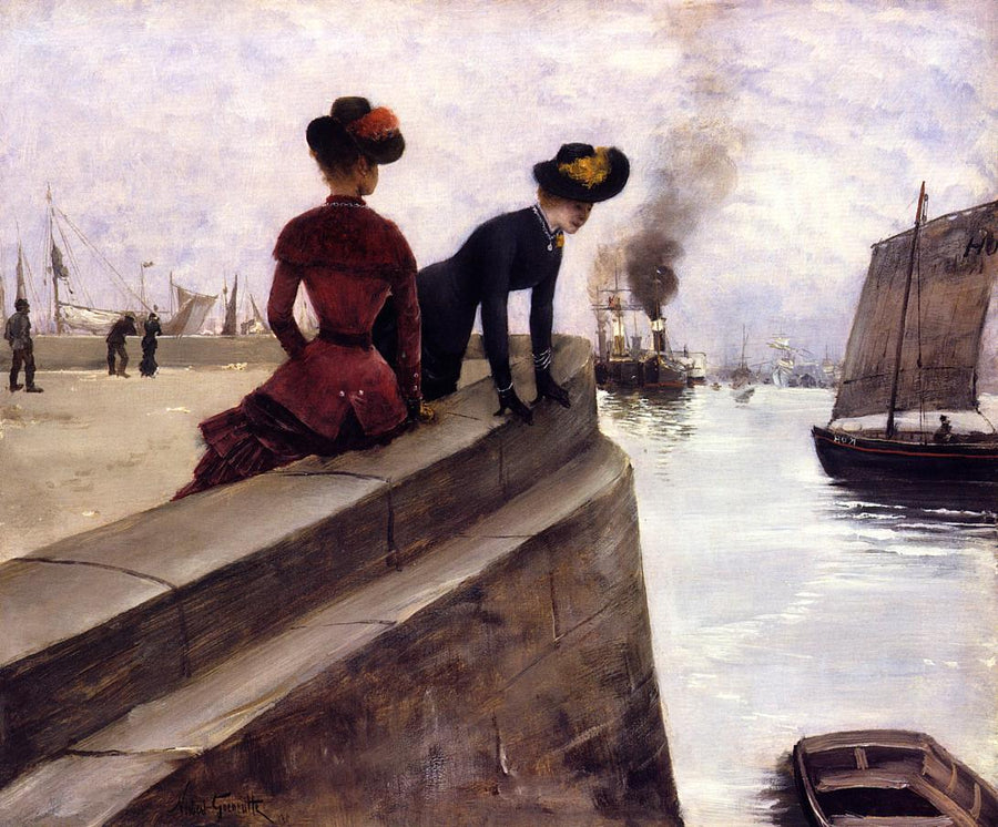 På kajen, Le Havre - Norbert Gœneutte