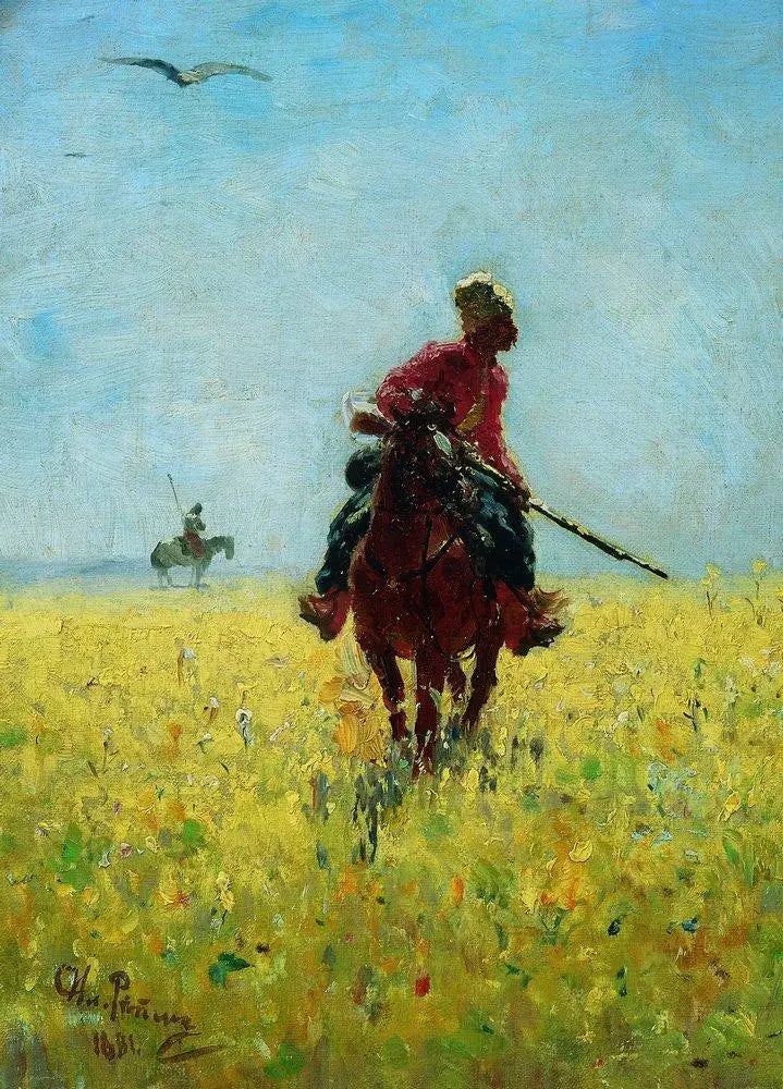 Sur la piste - Ilya Repin - Alpha Reproduction