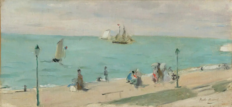 På stranden - Berthe Morisot