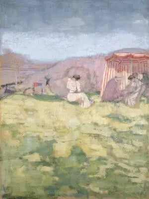 På stranden - Édouard Vuillard