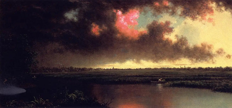 Vid San Sebastian-floden, Florida - Martin Johnson Heade