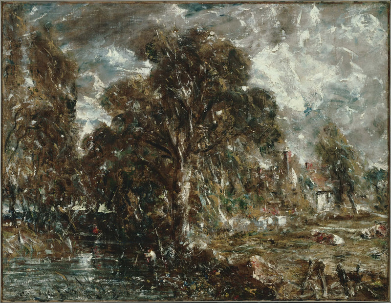 Vid floden Stour - John Constable