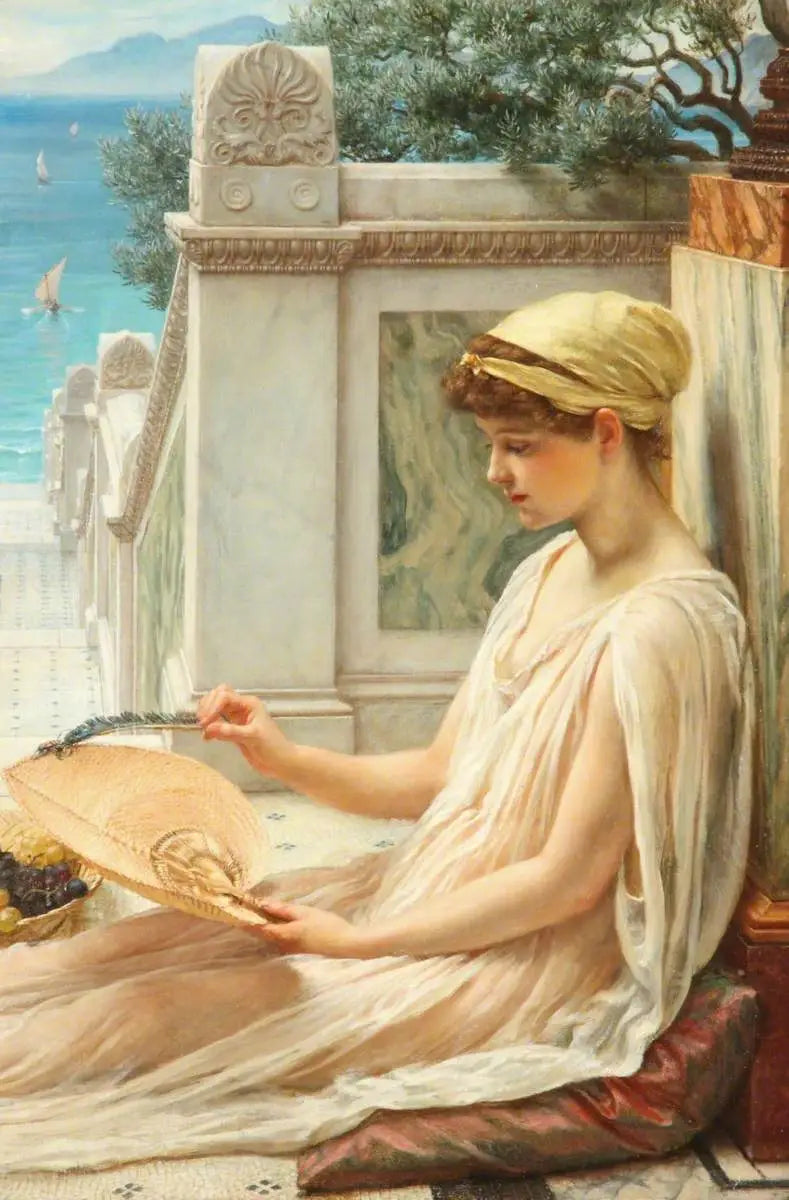 Sur la terrasse - Edward Poynter - Alpha Reproduction