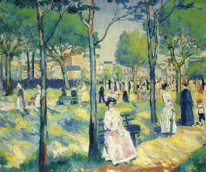 På boulevard - Kazimir Malevich