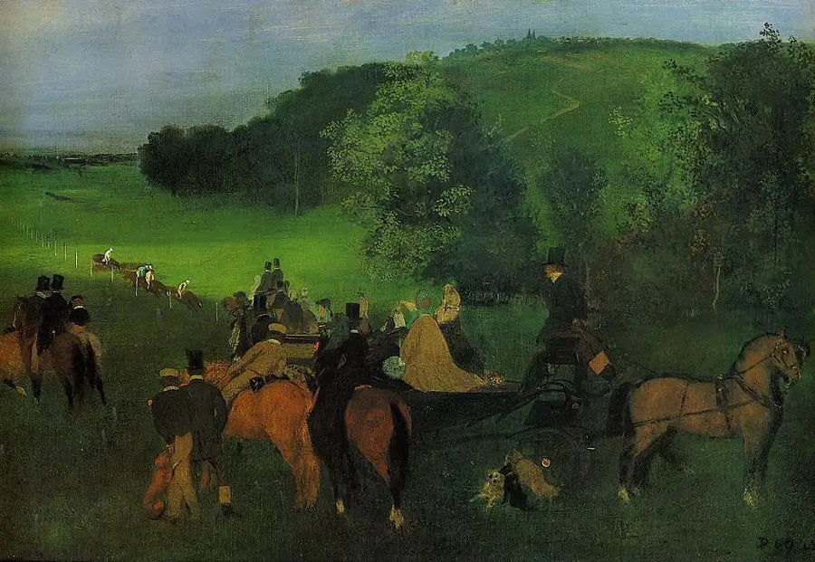På tävlingsbanan - Edgar Degas