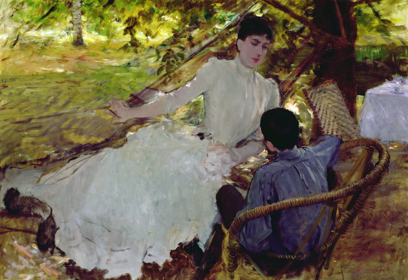 På hängmattan - II - Giuseppe De Nittis