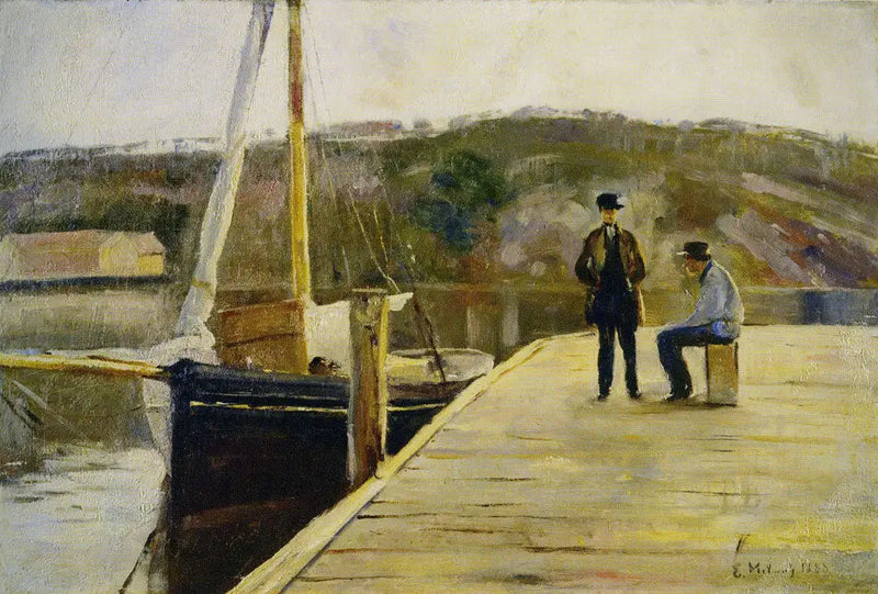På kajen - Edvard Munch