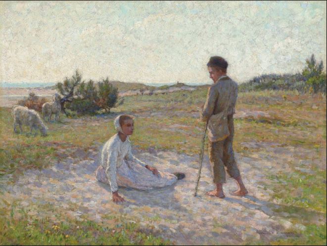 På dynorna, Étaples - Henri Le Sidaner