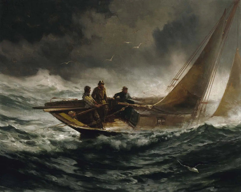 Övervinna en storm - Edward Moran