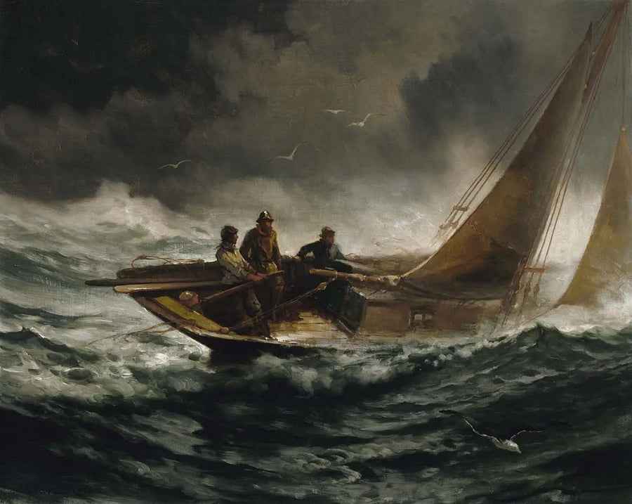 Övervinna en storm - Edward Moran