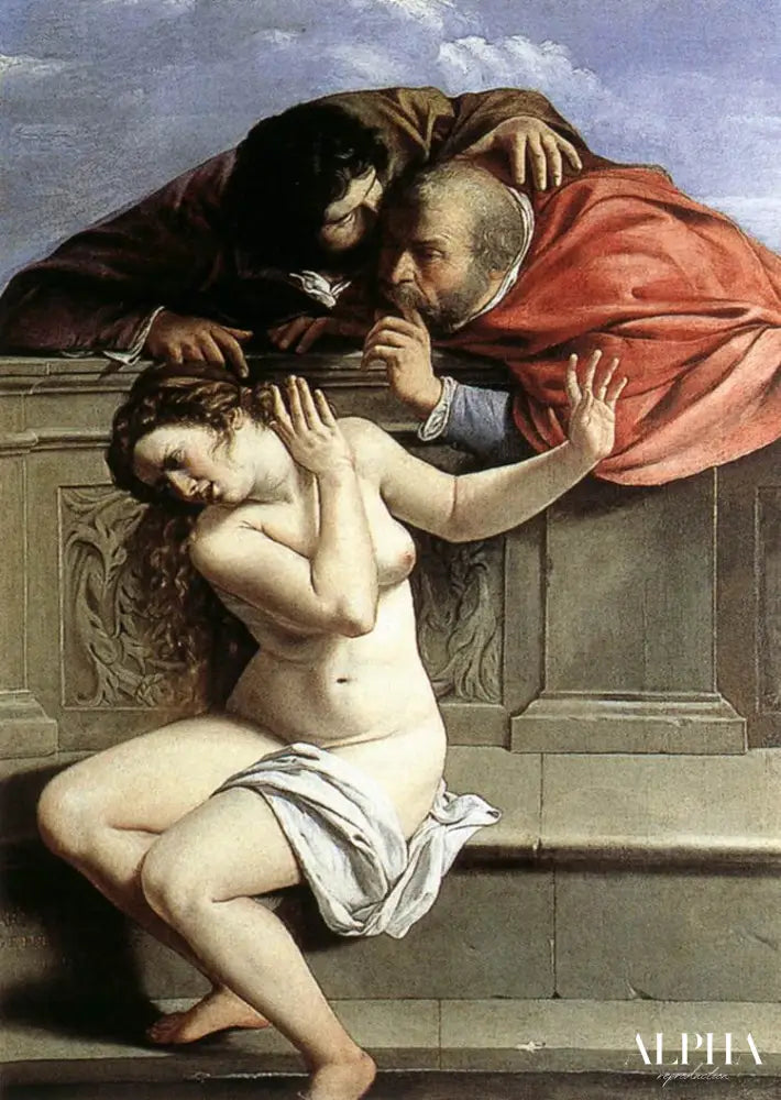 Susanna et les anciens - Artemisia Gentileschi - Reproductions de tableaux et peintures haut de gamme