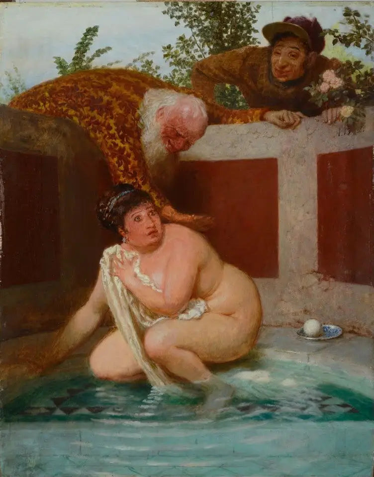Susanna och de två åldringarna - Arnold Böcklin