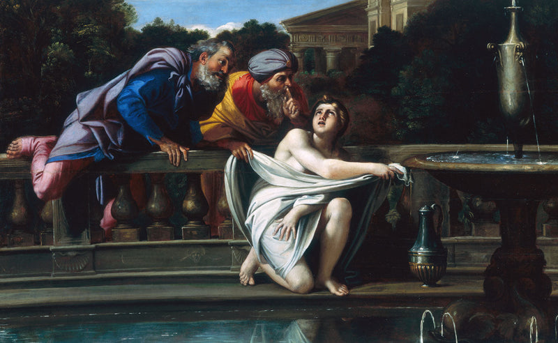 Suzanne och de äldre - Annibale Carracci