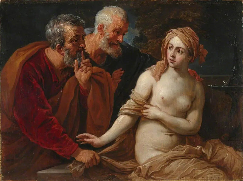 Suzanne och de äldre (efter Guido Reni) - David Teniers den yngre