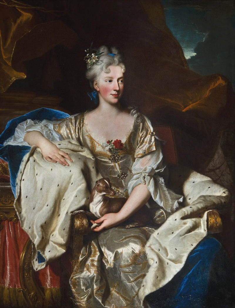 Suzanne-Henriette d'Elbeuf, hertiginna av Mantua - Hyacinthe Rigaud