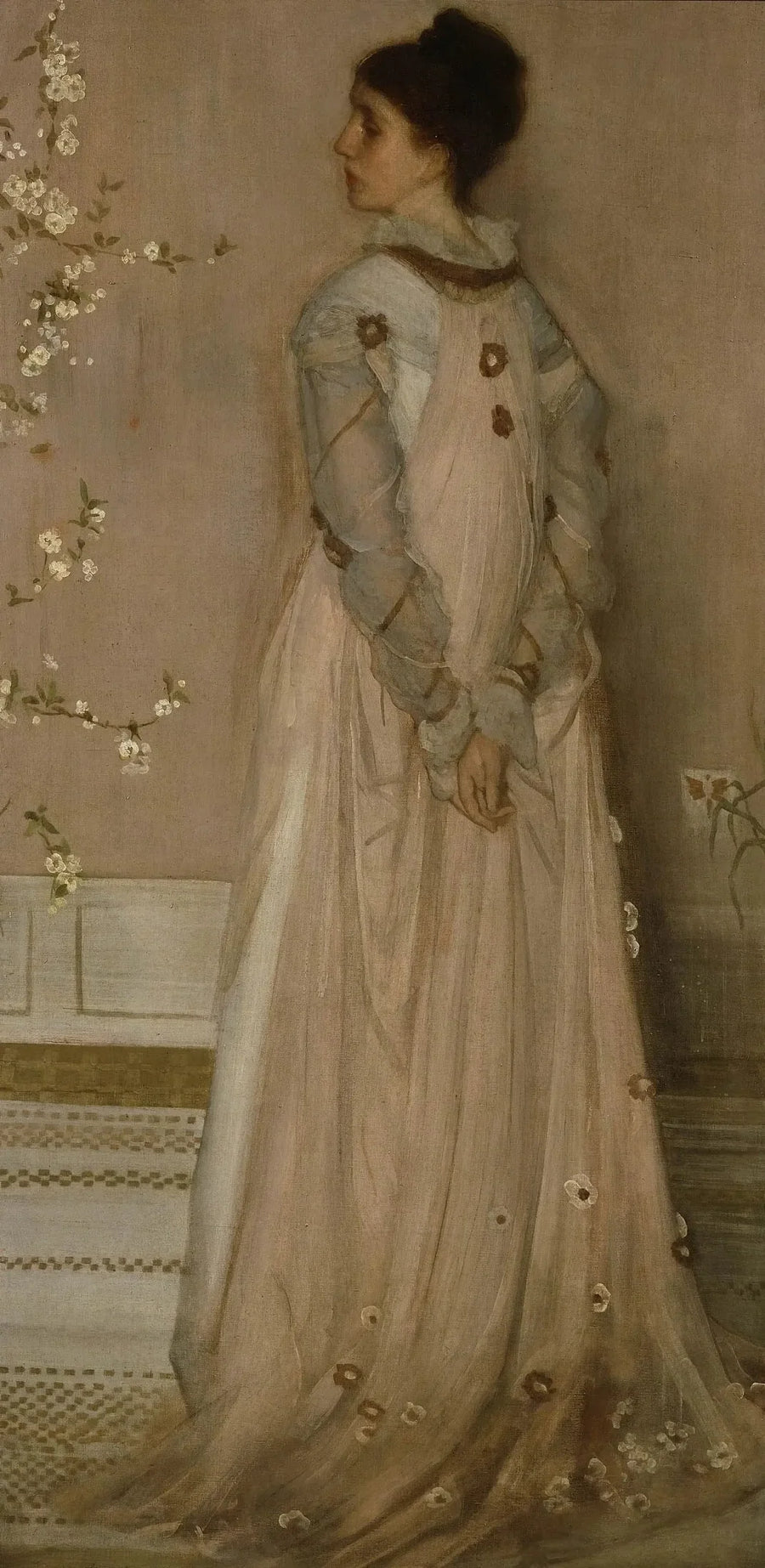 Symfoni i färg stol och ros - James Abbott McNeill Whistler
