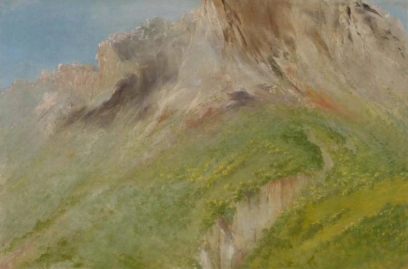 Ta-wa-que-nah, eller Rocky Mountains, nära den comanche- byn - George Catlin