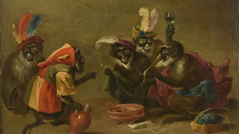 Apehandel - David Teniers den yngre