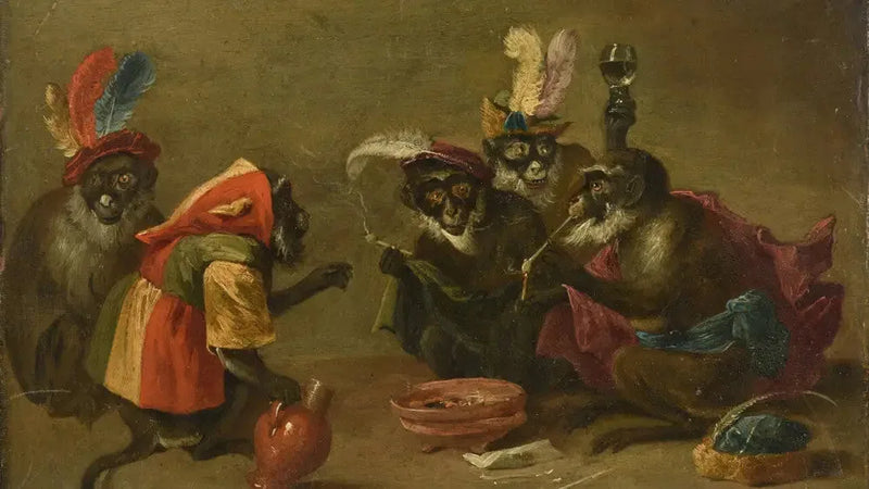 Apehandel - David Teniers den yngre