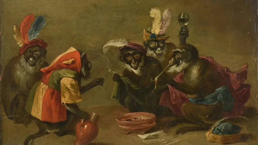 Apehandel - David Teniers den yngre