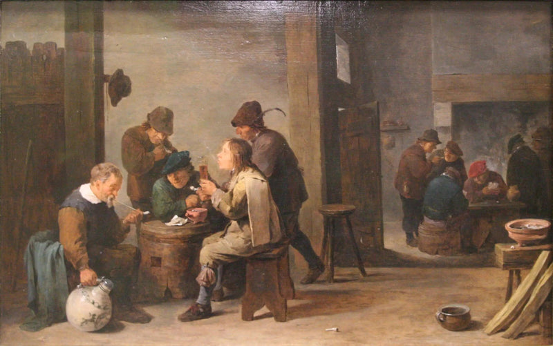 Tobaksbutik (Matrosernas nöjen) - David Teniers den yngre