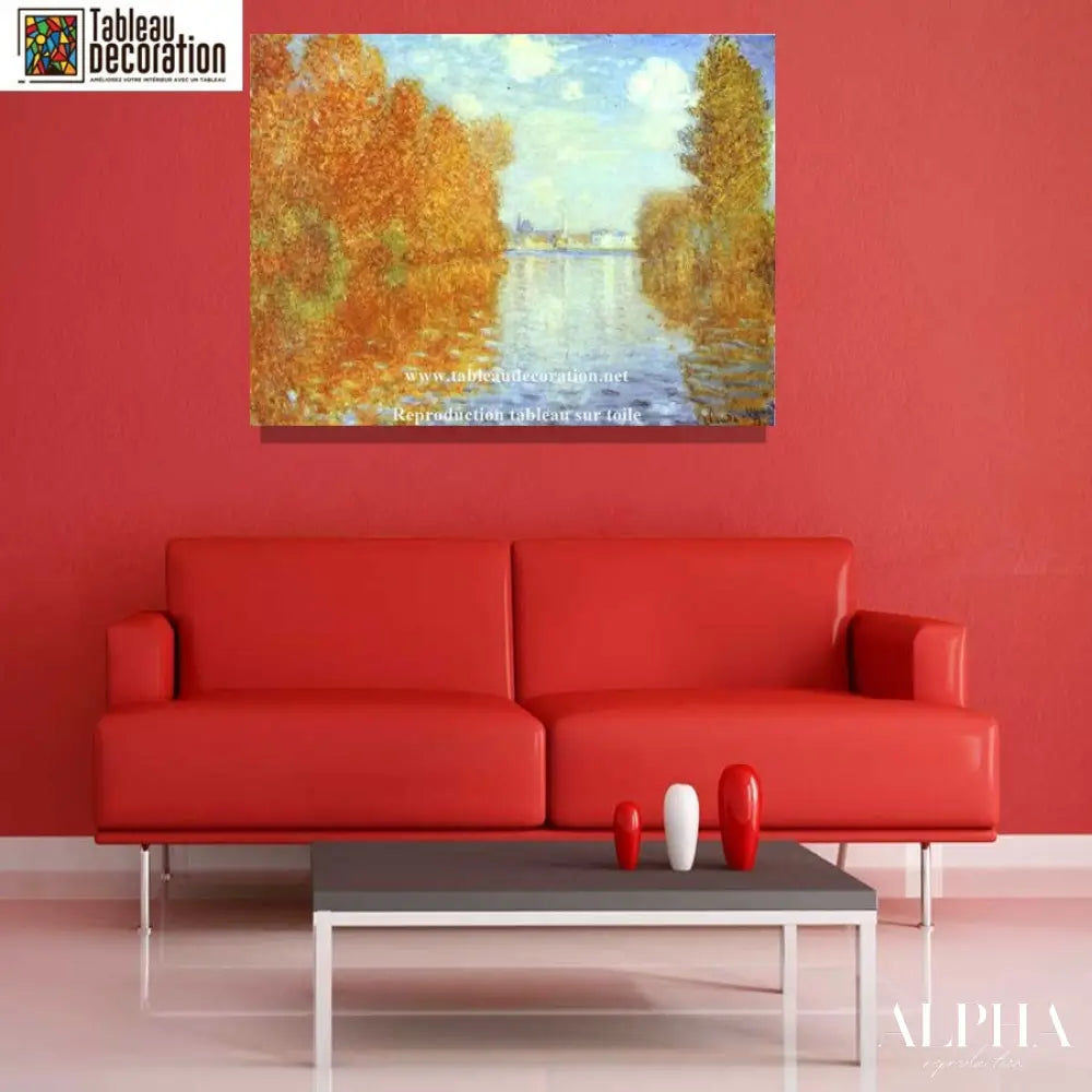 Tableau automne - Monet - Reproductions de tableaux et peintures haut de gamme