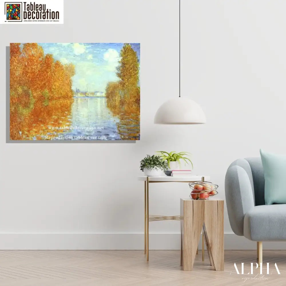 Tableau automne - Monet - Reproductions de tableaux et peintures haut de gamme