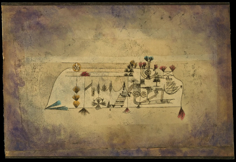Målning av Alla själars dag - Paul Klee