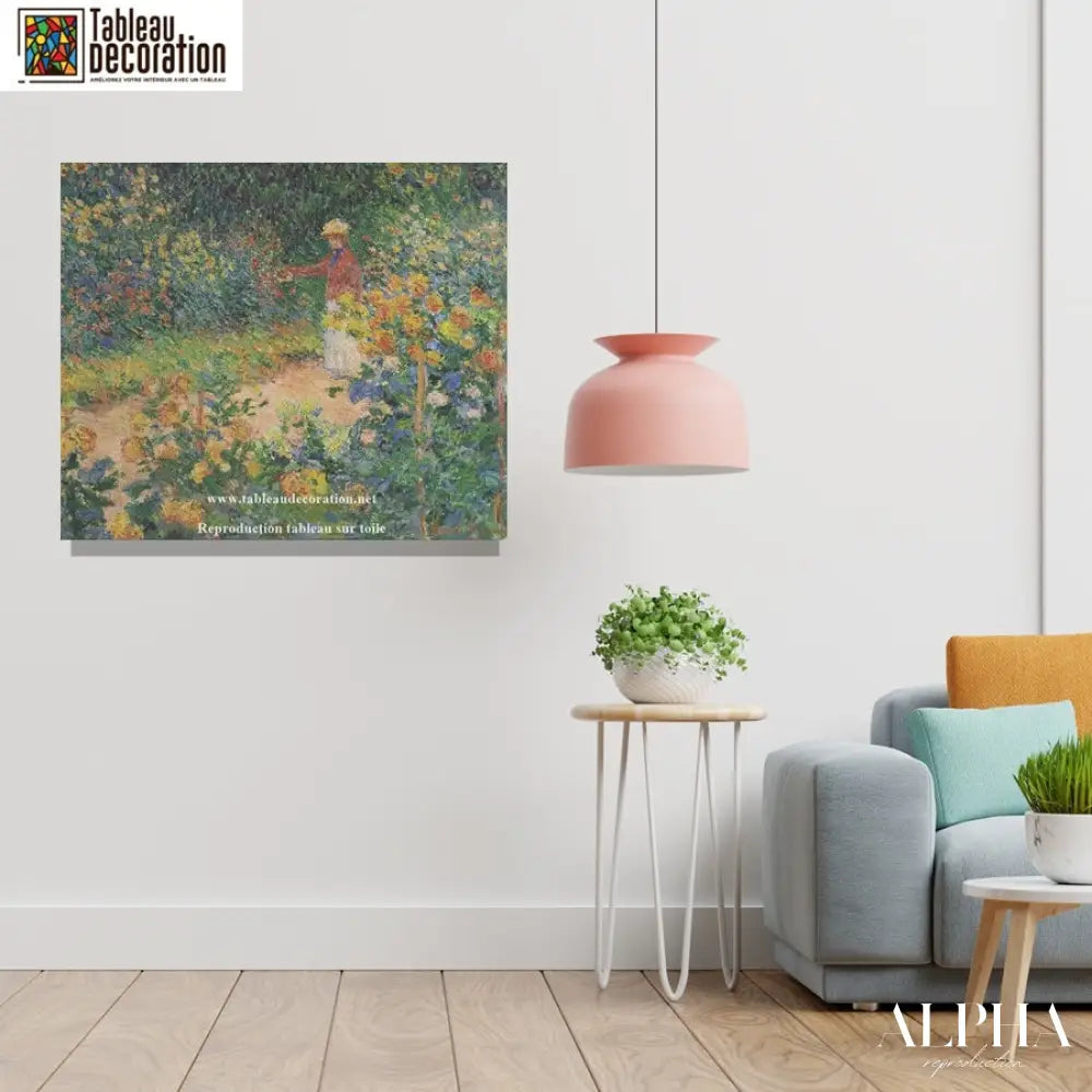 Tableau le jardin de Claude Monet - Reproductions de tableaux et peintures haut de gamme